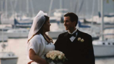 Sister-in-law and husband at the Harbor